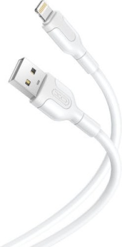 XO NB212 USB to Lightning Cable Λευκό 1m