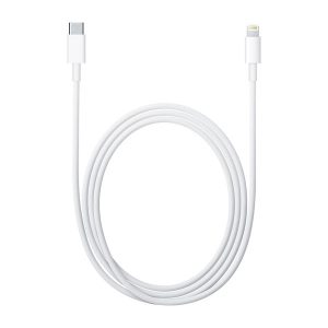 Apple USB-C to Lightning Cable 20W Λευκό 1m (MK0X2ZM/A MK0X2AM)