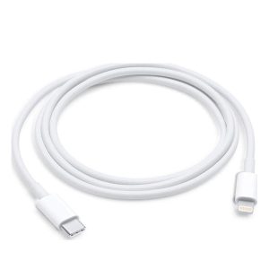 Apple USB-C to Lightning Cable 20W Λευκό 1m (MK0X2ZM/A MK0X2AM)