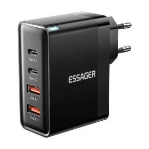 Essager Φορτιστής Χωρίς Καλώδιο με 2 Θύρες USB-A και 2 Θύρες USB-C 100W  (ECT2CA-QYB01-Z)