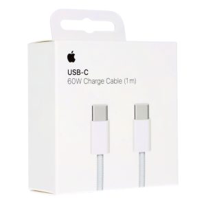 Apple Braided USB 2.0 Cable USB-C male – USB-C 60W Λευκό 1m