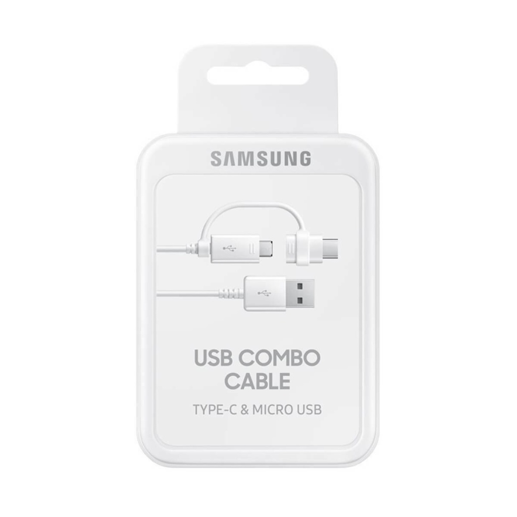 Samsung Regular USB to micro USB / Type-C Cable 3A Λευκό 1.5m (EP-DG930DWEGWW)_0