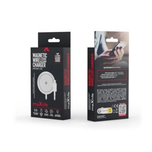 Maxlife MXWC-05 magnetic wireless charger 15W white