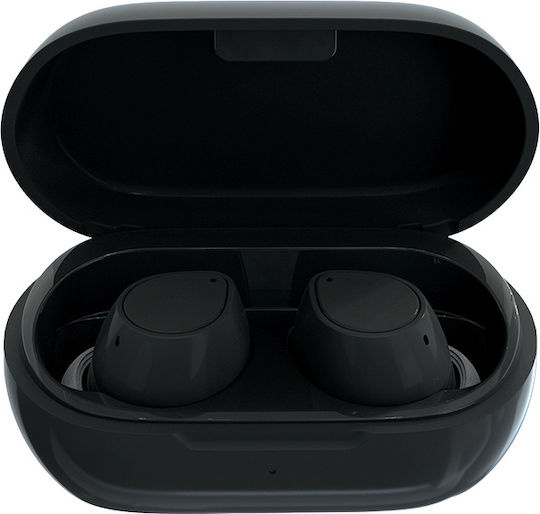 Maxlife MXBE-04  In-ear Bluetooth Handsfree Ακουστικά με Θήκη Φόρτισης Μαύρα_0