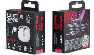 Tws Mxbe-03 In-ear Bluetooth Handsfree Ακουστικά Λευκά