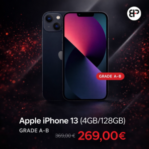 Apple iPhone 13 (4GB/128GB) GRADE A-B