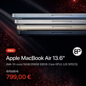 Apple MacBook Air 13.6″ IPS Retina Display (M4-10‑core/16GB/256GB SSD/8-Core GPU) (US SPECS)