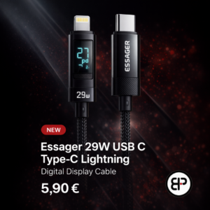 Essager 29W USB C Type-C Lightning Digital Display Cable