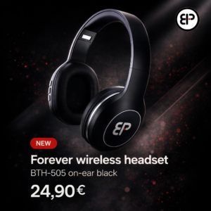 Forever wireless headset BTH-505 on-ear black