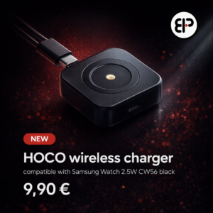 HOCO wireless charger compatible with Samsung Watch 2,5W CW56 black