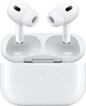 Apple AirPods Pro 2 με MagSafe Charging Case (USB‑C) In-ear Bluetooth Handsfree Ακουστικά με Αντοχή στον Ιδρώτα και Θήκη Φόρτισης Λευκά BRAND NEW
