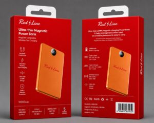 RedLine Ultra-thin Magnetic Powerbank 10000mAh