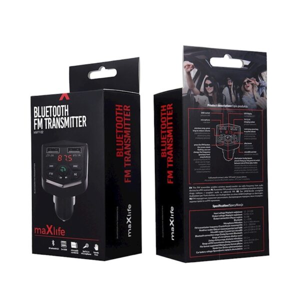 Maxlife FM transmitter BT MXFT-02 black