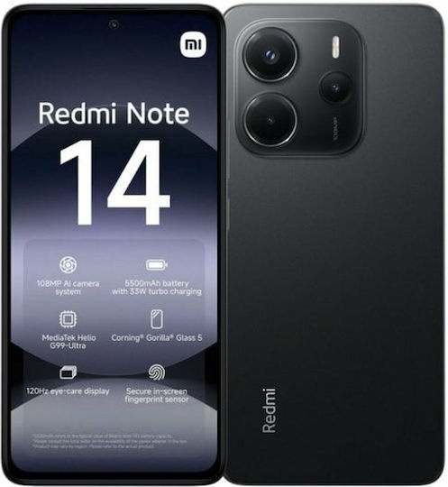 Xiaomi Redmi Note 14 5G Dual SIM (8GB/256GB) NFC GRADE A_0