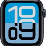 Apple Watch SE 3 Aluminium 44mm Αδιάβροχο με Παλμογράφο (Midnight Aluminium Case with Midnight Sport Band - M/L)_0