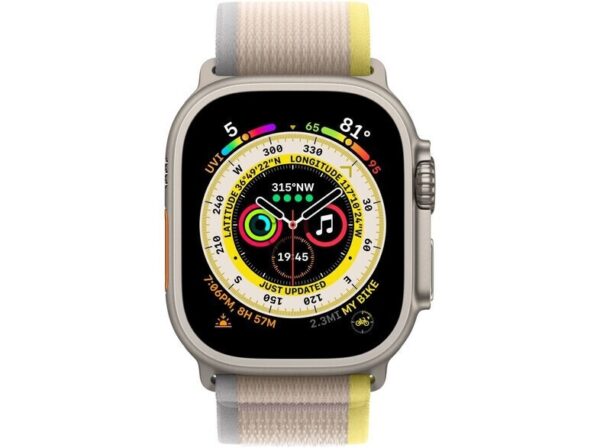 Apple Watch Ultra Titanium 49mm Αδιάβροχο με eSIM και Παλμογράφο