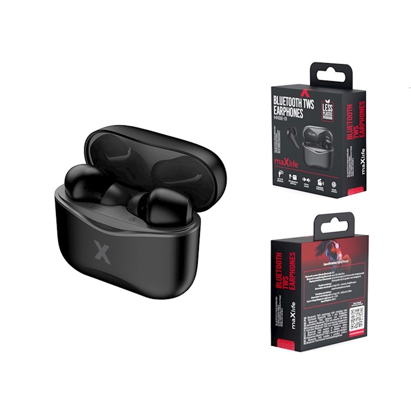 MaXlife Bluetooth earphones TWS MXBE-01 Black
